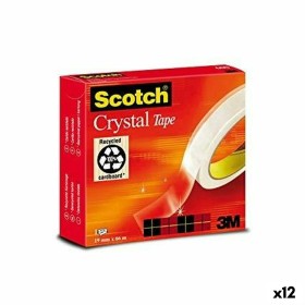 Adhesive Tape Scotch Crystal Transparent 19 mm x 66 m (12 Units) by Scotch, Adhesive tape - Ref: S8426235, Price: 56,56 €, Di...