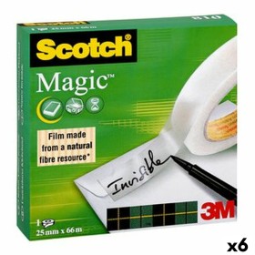 Cinta Adhesiva Scotch Magic 810 Transparente 25 mm x 66 m (9 Unidades) de Scotch, Cintas adhesivas - Ref: S8426241, Precio: 8...