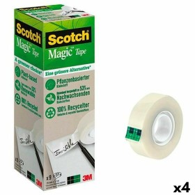 Conjunto de Fitas-Cola Scotch Magic Transparente 9 Peças 19 mm x 33 m (4 Unidades) de Scotch, Fitas adesivas - Ref: S8426246,...