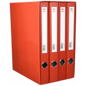 Classeur modulaire Grafoplas Reliure à anneaux x 4 Rouge A4 de Grafoplas, Classeurs - Réf : S8426371, Prix : 18,96 €, Remise : %