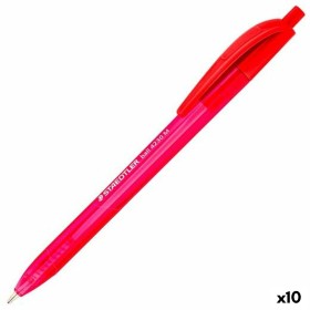 Caneta Staedtler 4230 Vermelho 1 mm 10 Unidades de Staedtler, Canetas esferográficas retráteis - Ref: S8426430, Preço: 4,69 €...