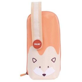 Estuche Escolar Milan Animals Naranja 22,5 x 11,5 x 11 cm de Milan, Estuches - Ref: S8427010, Precio: 34,94 €, Descuento: %