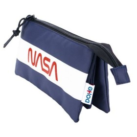 Trousse Fourre-Tout Triple DOHE Nasa Flag Bleu de DOHE, Trousses - Réf : S8427238, Prix : 14,28 €, Remise : %