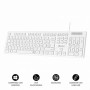 Teclado Subblim SUBKBC0SSK51 Blanco Qwerty Español de Subblim, Teclados - Ref: M0313599, Precio: 9,14 €, Descuento: %