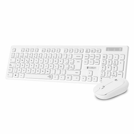 Keyboard and Wireless Mouse Subblim SUBKBC-CSSW11 White Spanish Qwerty by Subblim, Keyboard & Mouse Sets - Ref: M0313600, Pri...