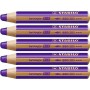 Matite colorate Stabilo Woody Violetta 3 in 1 (5 Unità) | Tienda24 - Global Online Shop Tienda24.eu