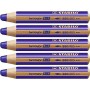 Colouring pencils Stabilo Woody Navy Blue 3-in-1 (5 Units) | Tienda24 - Global Online Shop Tienda24.eu