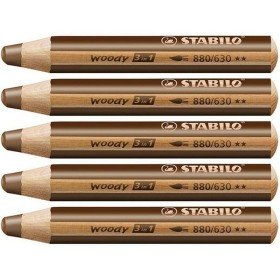 Colouring pencils Stabilo Woody 3 in 1 3-in-1 Multicolour | Tienda24 - Global Online Shop Tienda24.eu