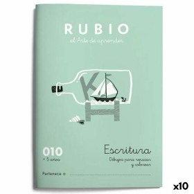 Cuaderno de escritura y caligrafía Rubio Nº10 A5 Español 20 Hojas (10 Unidades) de Cuadernos Rubio, Libretas de ejercicios - ...