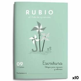 Cuaderno de escritura y caligrafía Rubio Nº9 A5 Español (10 Unidades) de Cuadernos Rubio, Libretas de ejercicios - Ref: S8428...