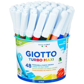 Set of Felt Tip Pens Giotto Maxi 48 Units Multicolour by Giotto, Drawing materials - Ref: S8428122, Price: 18,25 €, Discount: %