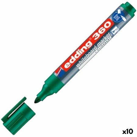 Rotulador para Pizarra Edding 360 Recargable Verde (10 Unidades) | Tienda24 - Global Online Shop Tienda24.eu