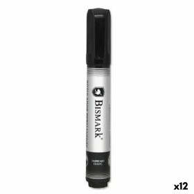 Marcatore permanente Bismark Nero 1,5 mm (12 Unità) di Bismark, Pennarelli indelebili e marcatori - Rif: S8428429, Prezzo: 6,...