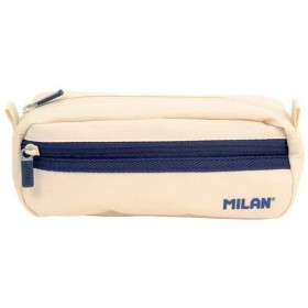 Bolsa Escolar Milan 1918 Bege 21 x 8,5 x 6,1 cm Retangular de Milan, Estojos - Ref: S8428902, Preço: 7,79 €, Desconto: %