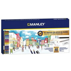 Kit de Dessin Manley 40 Pièces Multicouleur de Manley, Matériel de dessin - Réf : S8429961, Prix : 28,62 €, Remise : %