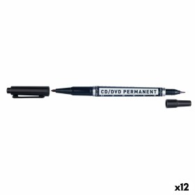 Rotulador permanente Molin Negro Doble punta 12 Unidades de Molin, Rotuladores permanentes - Ref: S8430017, Precio: 6,04 €, D...