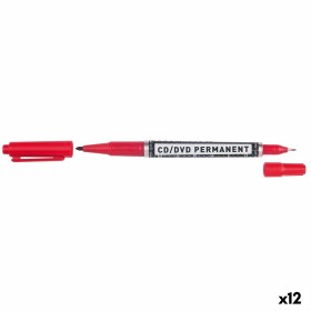 Rotulador permanente Molin Rojo Doble punta 12 Unidades de Molin, Rotuladores permanentes - Ref: S8430018, Precio: 6,04 €, De...