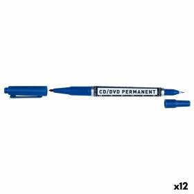 Permanent marker Molin Blue Double-ended 12 Units by Molin, Permanent Markers & Marker Pens - Ref: S8430019, Price: 6,04 €, D...