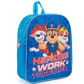 Child bag The Paw Patrol Blue 30 x 24 x 10 cm by The Paw Patrol, Children's Backpacks - Ref: S8430190, Price: 11,53 €, Discou...