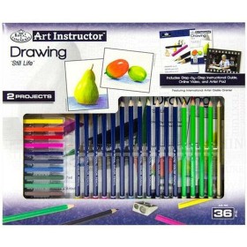 Kit de Dessin Royal & Langnickel Art Instructor 36 Pièces de Royal & Langnickel, Sets de dessin - Réf : S8430281, Prix : 30,7...