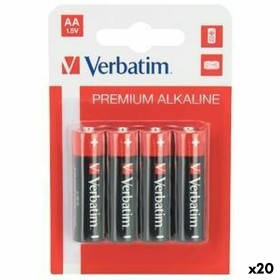 Batterie Alcaline Verbatim LR06 1,5 V (20 Unità) di Verbatim, Pile monouso - Rif: S8430612, Prezzo: 20,61 €, Sconto: %