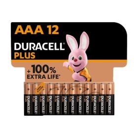 Batteries DURACELL Plus 12 Pièces 1,5 V AAA LR03 de DURACELL, Piles jetables - Réf : S8430691, Prix : 9,89 €, Remise : %