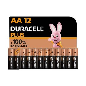 Batteries DURACELL Plus 12 Unités 1,5 V AA LR06 (12 Unités) de DURACELL, Piles jetables - Réf : S8430692, Prix : 9,89 €, Remi...