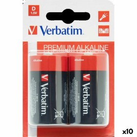 Alkaline Batteries Verbatim LR20 1,5 V (10 Units) by Verbatim, Disposable Batteries - Ref: S8430718, Price: 27,42 €, Discount: %