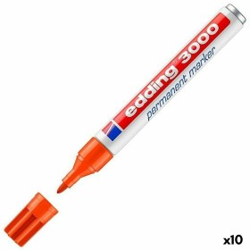 Permanent marker Edding 3000 Orange (10 Units) by Edding, Permanent Markers & Marker Pens - Ref: S8430824, Price: 28,29 €, Di...