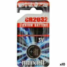 Pile bouton Maxell 10238500 3V CR2032 Lithium (10 Unités) de Maxell, Piles jetables - Réf : S8430833, Prix : 7,14 €, Remise : %