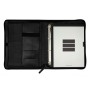 Zippered document holder Finocam Andrea 26,5 x 33,5 x 4 cm Black A4 | Tienda24 - Global Online Shop Tienda24.eu