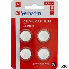 Batterie Verbatim CR2032 4 Pezzi 20 Unità 3V di Verbatim, Pile monouso - Rif: S8430958, Prezzo: 25,13 €, Sconto: %