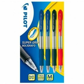 Ensemble de Stylos Pilot SUPERGRIP Multicouleur (4 Pièces) de Pilot, Stylos à bille rétractable - Réf : S8431070, Prix : 6,00...