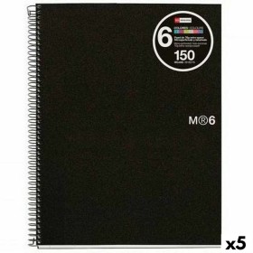 Caderno Miquelrius Grafite A4 150 Folhas (5 Unidades) de Miquelrius, Cadernos de argolas - Ref: S8431101, Preço: 48,44 €, Des...