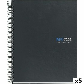 Caderno Pacsa Multicolor Quarto 5 Peças 80 Folhas | Tienda24 - Global Online Shop Tienda24.eu