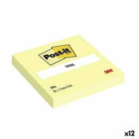 Sticky Notes Post-it 654 Yellow 76 x 76 mm (12 Units) by Post-it, Self-Stick Notes - Ref: S8431441, Price: 17,59 €, Discount: %