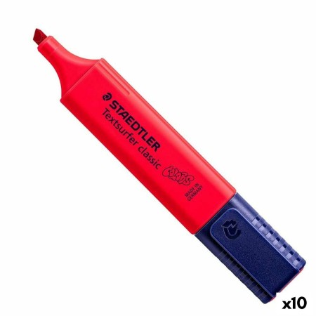 Textmarker Staedtler Textsurfer Classic Intensives Rot (10 Stück) | Tienda24 - Global Online Shop Tienda24.eu