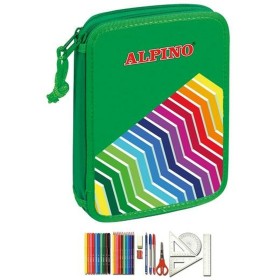 Plumier Doble Alpino UA000113 Verde Multicolor 32 Piezas de Alpino, Estuches - Ref: S8432075, Precio: 18,95 €, Descuento: %