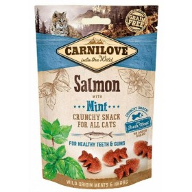 Snack für Katze Carnilove 50 g Süßigkeiten Minze Lachsfarben