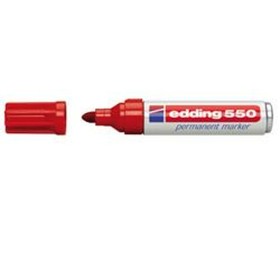 Marqueur permanent Edding Rouge de Edding, Marqueurs indélébiles & Stylos-marqueurs - Réf : S8432326, Prix : 3,90 €, Remise : %