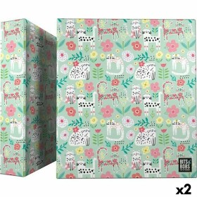 Reliure à anneaux Bits&Bobs Cats Multicouleur A4 (2 Unités) de Bits&Bobs, Dossiers - Réf : S8433799, Prix : 14,14 €, Remise : %