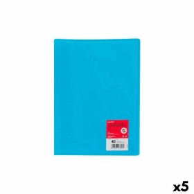 Classeur Grafoplas Poliplás Bleu A4 (5 Unités) de Grafoplas, Dossiers - Réf : S8433861, Prix : 24,44 €, Remise : %