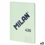 Caderno Milan 430 Verde A4 48 Folhas 21 x 29,7 cm (3 Unidades) | Tienda24 - Global Online Shop Tienda24.eu