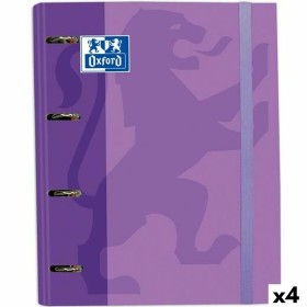 Reliure à anneaux Oxford Mauve A4+ (4 Unités) de Oxford, Classeurs - Réf : S8434026, Prix : 47,13 €, Remise : %