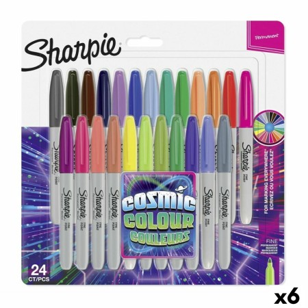 Set of Markers Sharpie Cosmic Colour Multicolour (6 Units) | Tienda24 - Global Online Shop Tienda24.eu