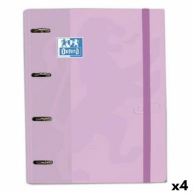 Carpeta de anillas Oxford Touch Malva A4+ (4 Unidades) de Oxford, Archivadores - Ref: S8434088, Precio: 47,13 €, Descuento: %