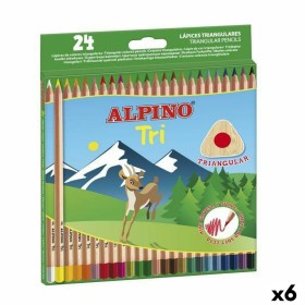 Colouring pencils Alpino Tri Multicolour (6 Units) by Alpino, Drawing materials - Ref: S8434098, Price: 38,05 €, Discount: %