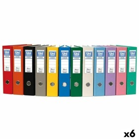 classeur à levier Unipapel Noir A4 31,8 x 29 x 7,5 cm (6 Unités) de Unipapel, Classeurs - Réf : S8434647, Prix : 18,27 €, Rem...