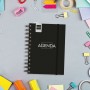 Agenda Finocam Noir 1/8 12 x 16,4 cm 2024-2025 | Tienda24 - Global Online Shop Tienda24.eu