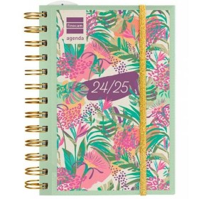 Agenda Finocam 8º SVH Tropic Vert Multicouleur 1/8 12 x 16,4 cm 2024-2025 de Finocam, Agendas civils & carnets de RDV - Réf :...